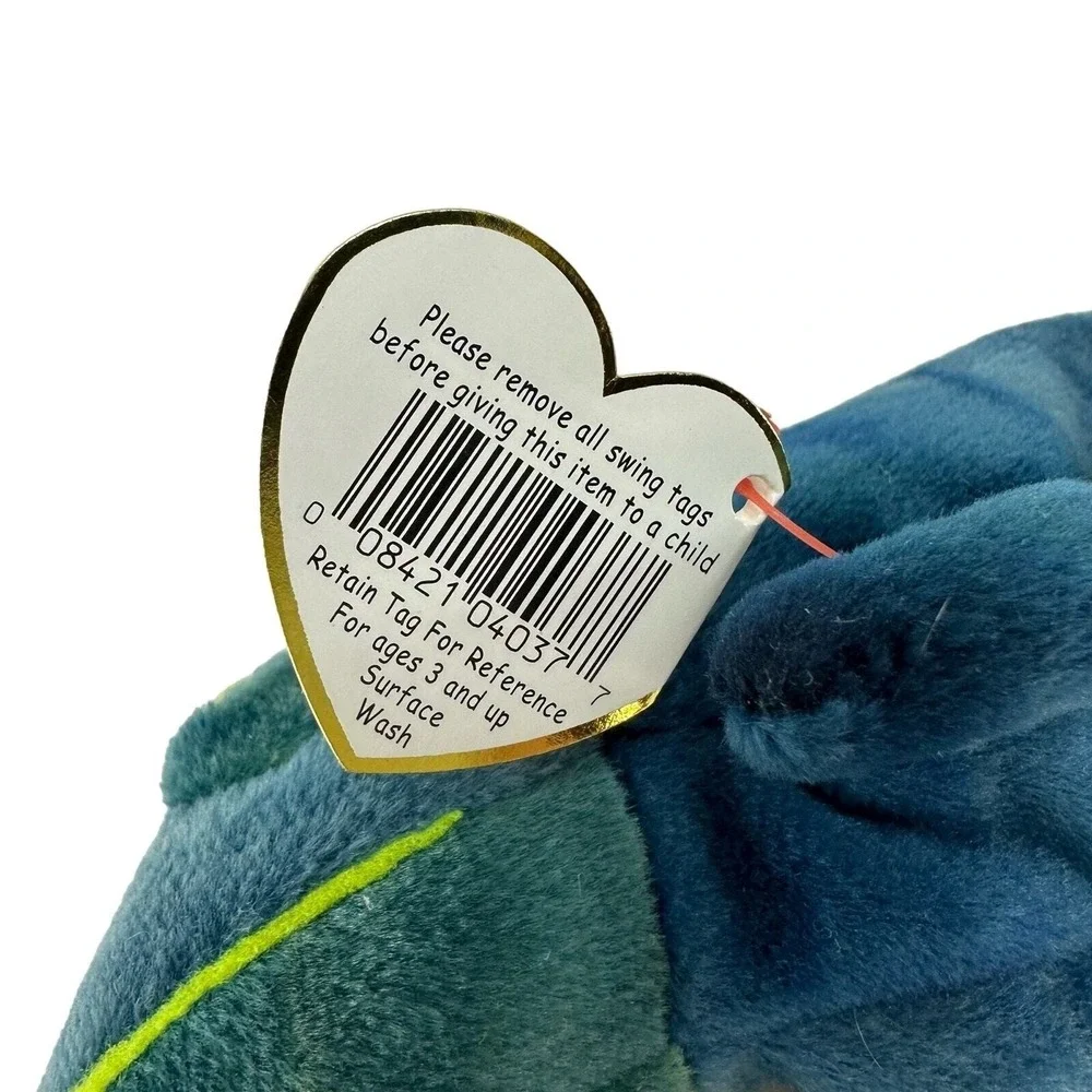 Ty Beanie Baby Rainbow Chameleon 1997 Original Tag‎ Excellent Condition